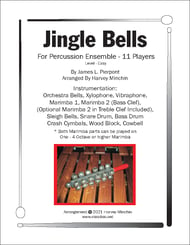 Jingle Bells for Percussion Ensemble cover Thumbnail